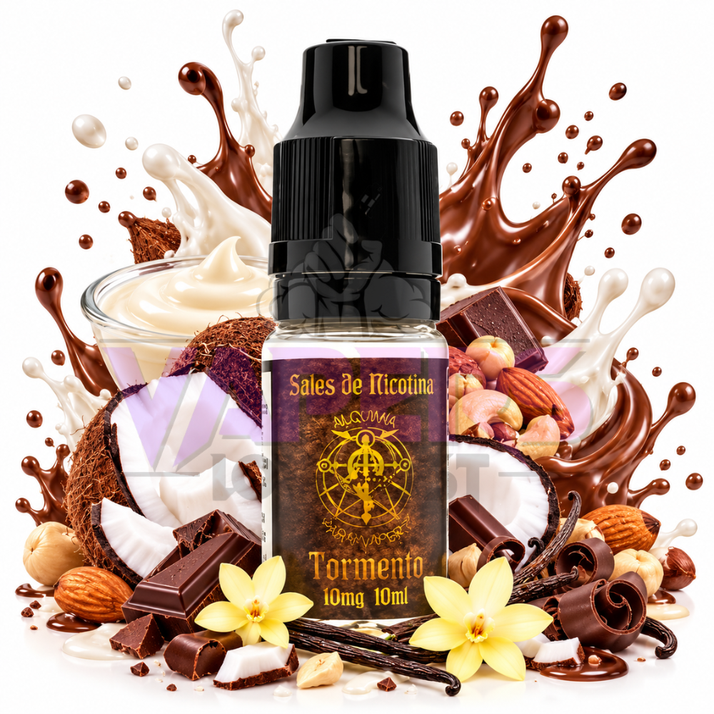 Alquimia Para Vapers Tormento Sales 10ml tabaco dulce vainilla y chocolate