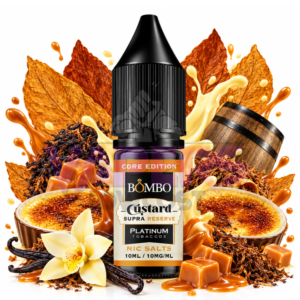 Bombo Core Edition Custard Supra Reserve sales de nicotina 10ml