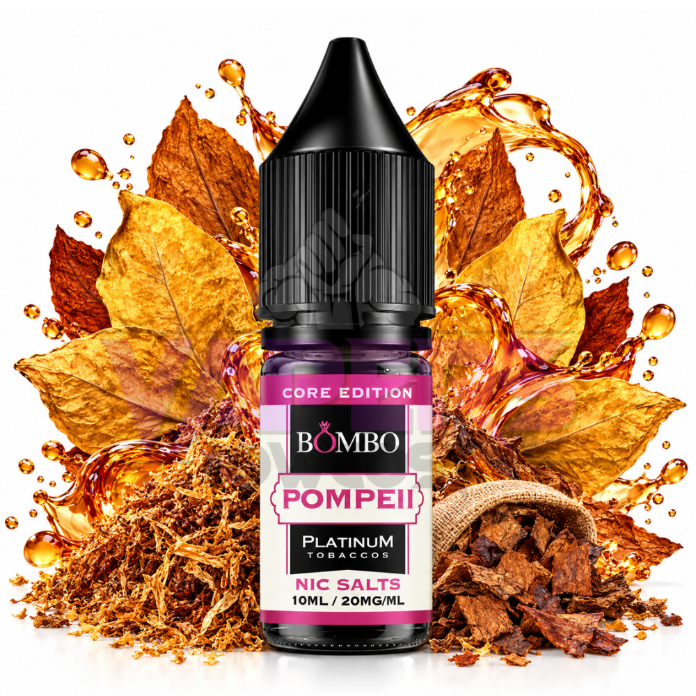 Bombo Core Edition Pompeii sales de nicotina 10ml tabaco natural