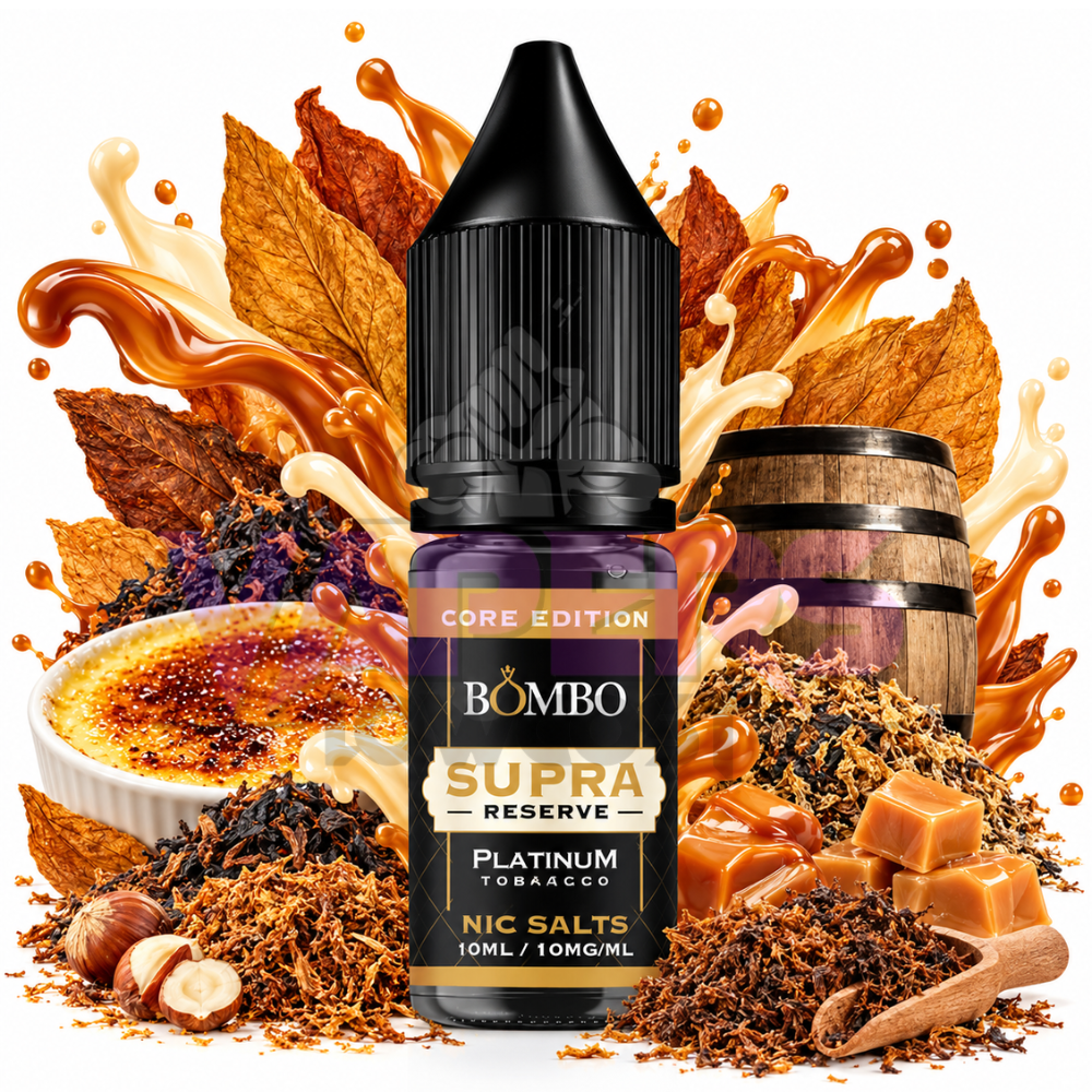 Bombo Core Edition Platinum Tobaccos Salts 10ml – Supra Reserve