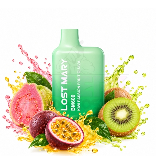 Lost Mary BM600 Kiwi Passionfruit Guava