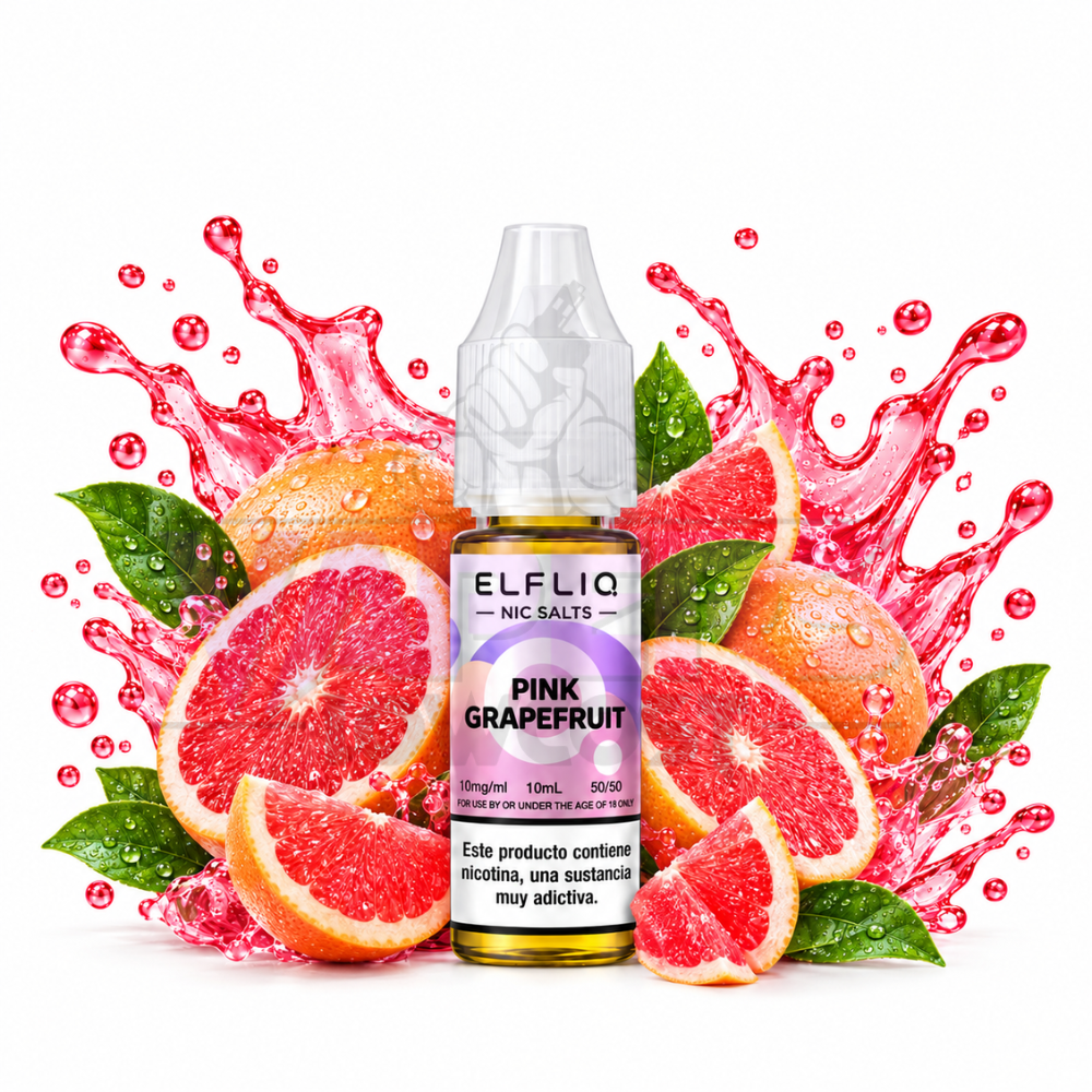 Elfliq by Elfbar Nic Salt 10ml Pink Grapefruit
