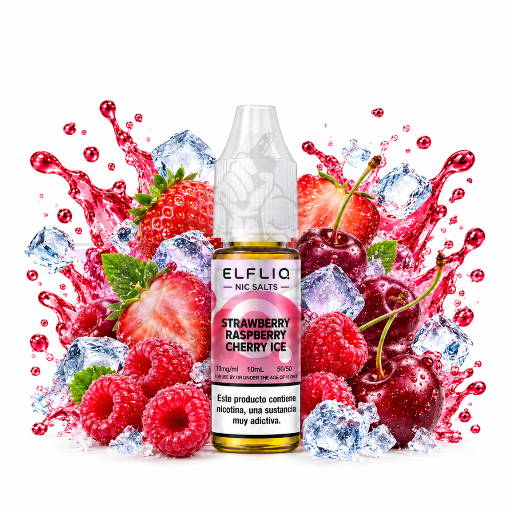 Elfliq Strawberry Raspberry Cherry Ice