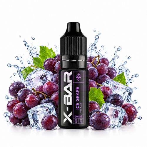 X-BAR N.I.C SALT Ice Grape 10ml