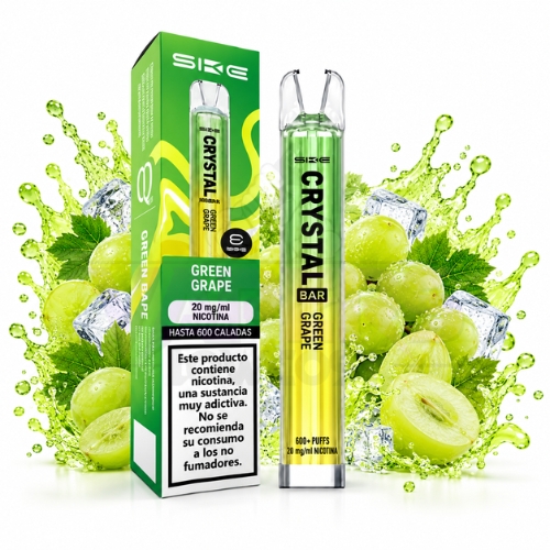 Crystal Bar Green Grape 20mg