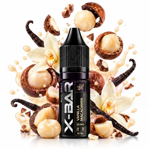 X-BAR N.I.C SALT 10ML Vanilla Macadamia