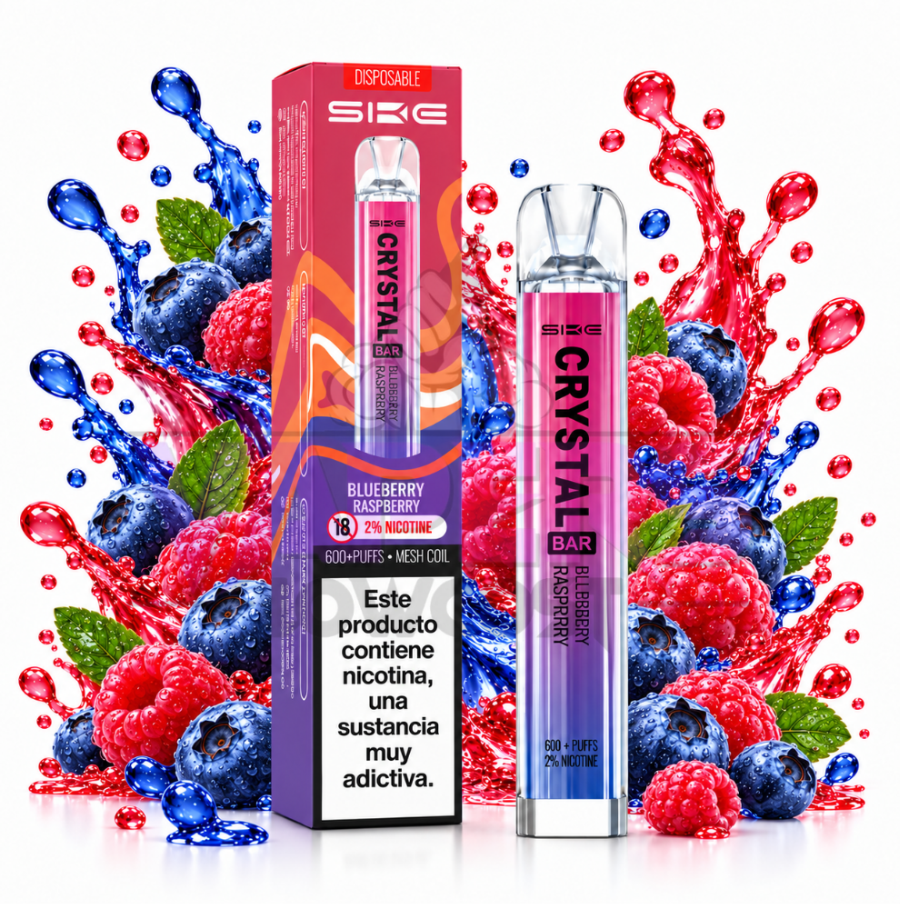 Crystal Bar Blueberry Raspberry 20mg