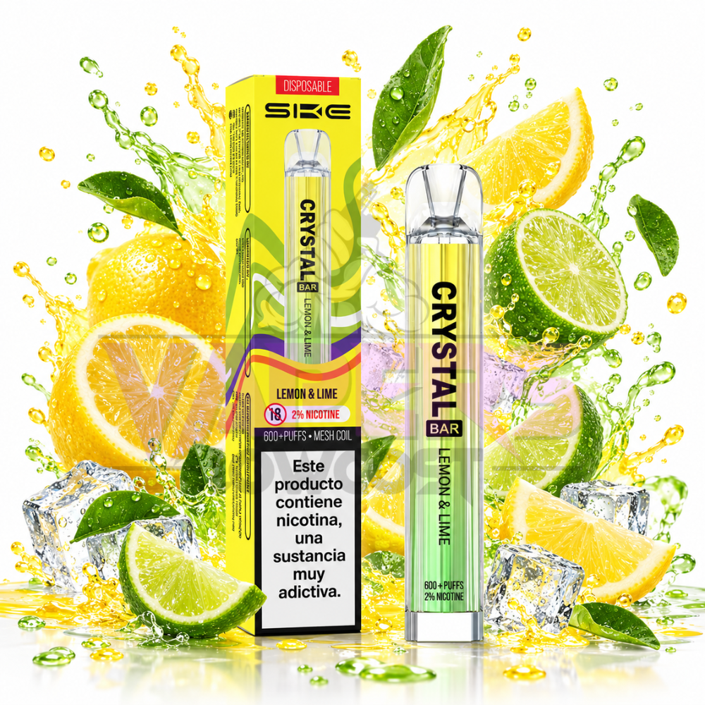 Crystal Bar Lemon Lime 20mg