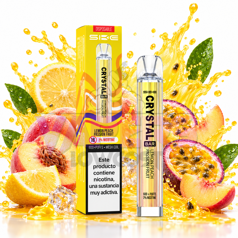 Crystal Bar Lemon Peach Passion Fruit 20mg