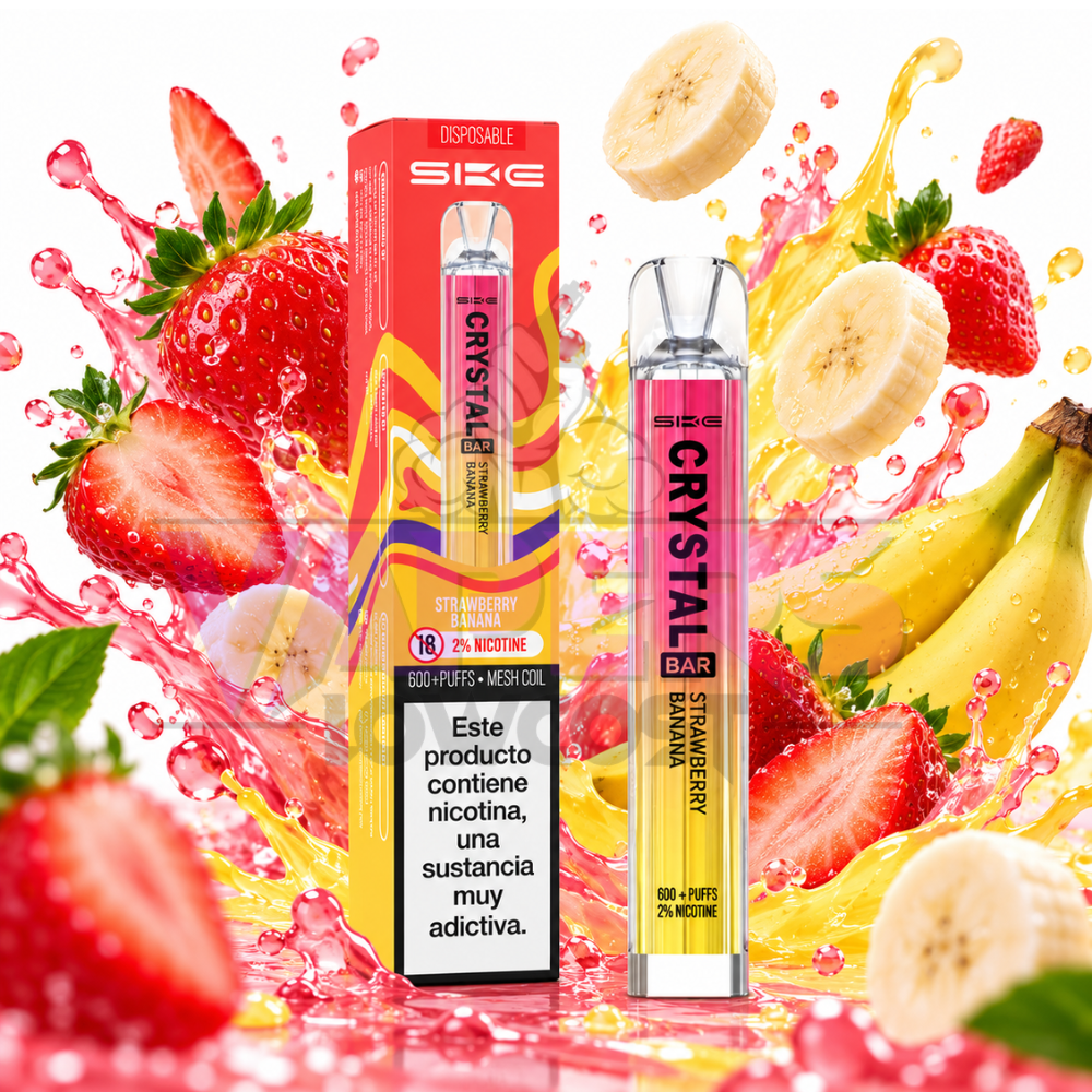 Crystal Bar Strawberry Banana 20mg