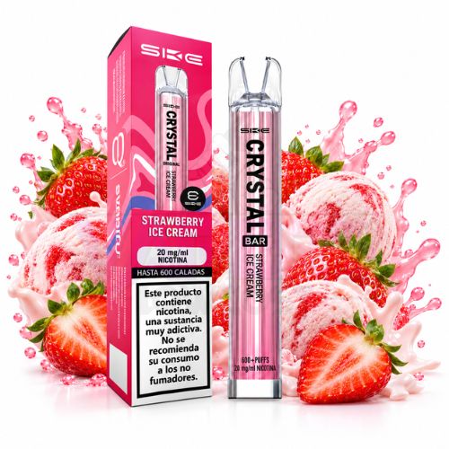 Crystal Bar Strawberry Ice Cream 20mg