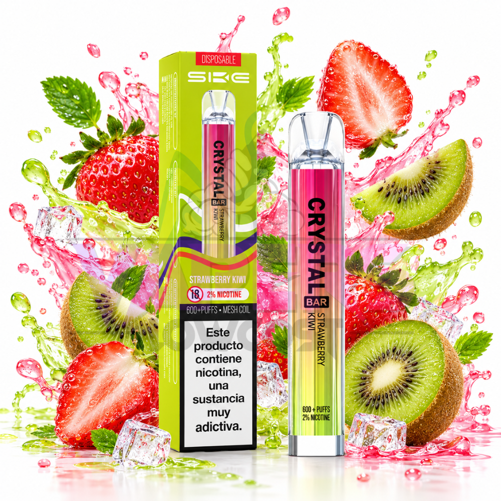 Crystal Bar Strawberry Kiwi 20mg