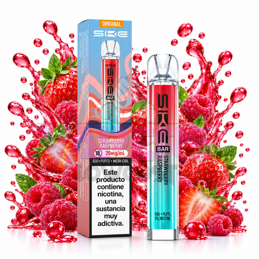 Crystal Bar Strawberry Raspberry 20mg