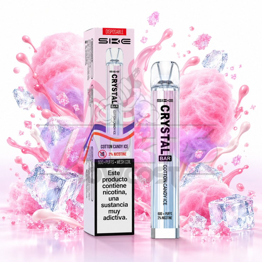 SKE Crystal Bar Cotton Candy Ice 20mg