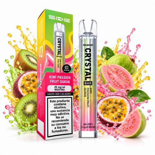 Crystal Bar Kiwi Passion Fruit Guava 20mg