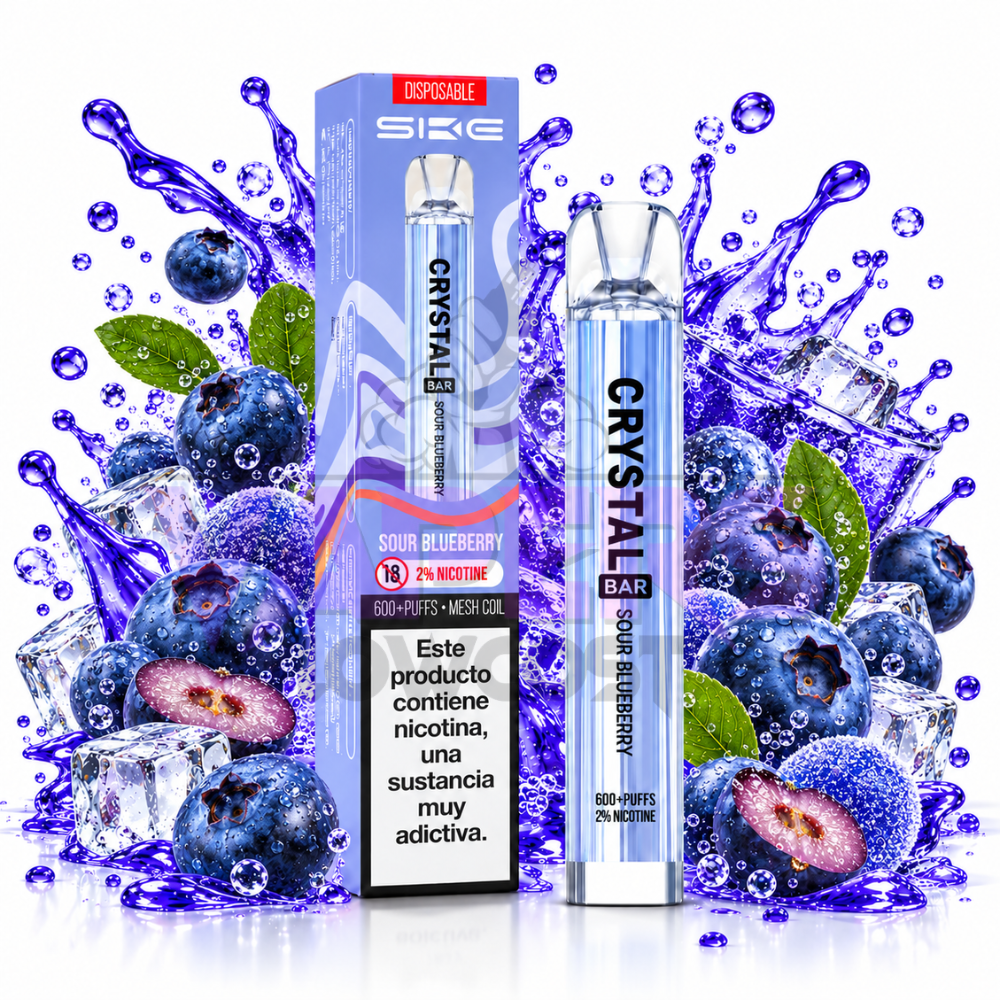 SKE Crystal Bar Sour Blueberries 20mg