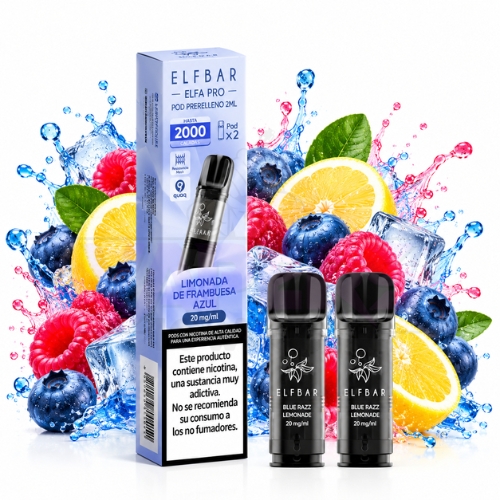 Elfbar Elfa Pro Limonada Frambuesa Azul