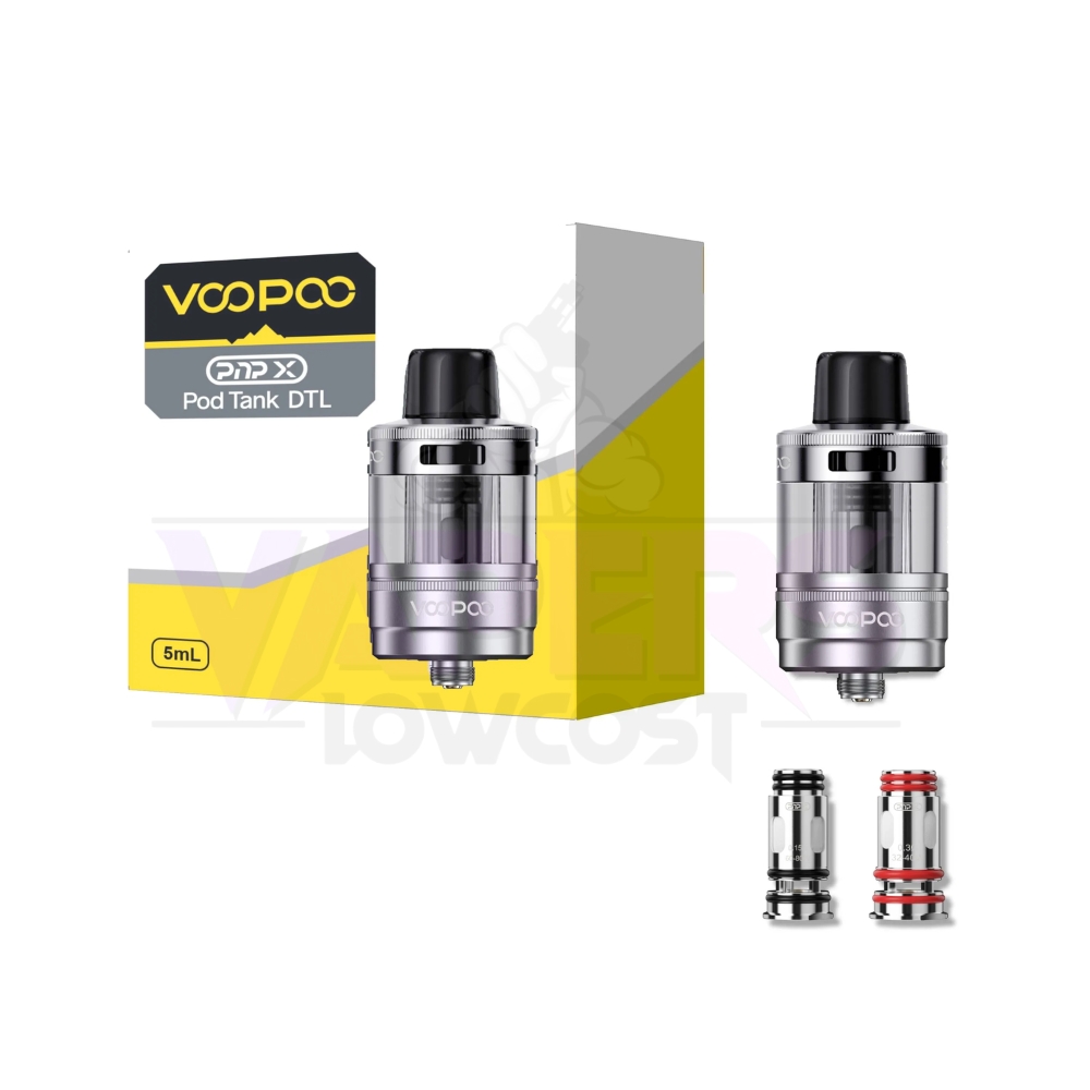 PnP X DTL Pod Tank 5ml Voopoo Grey Black