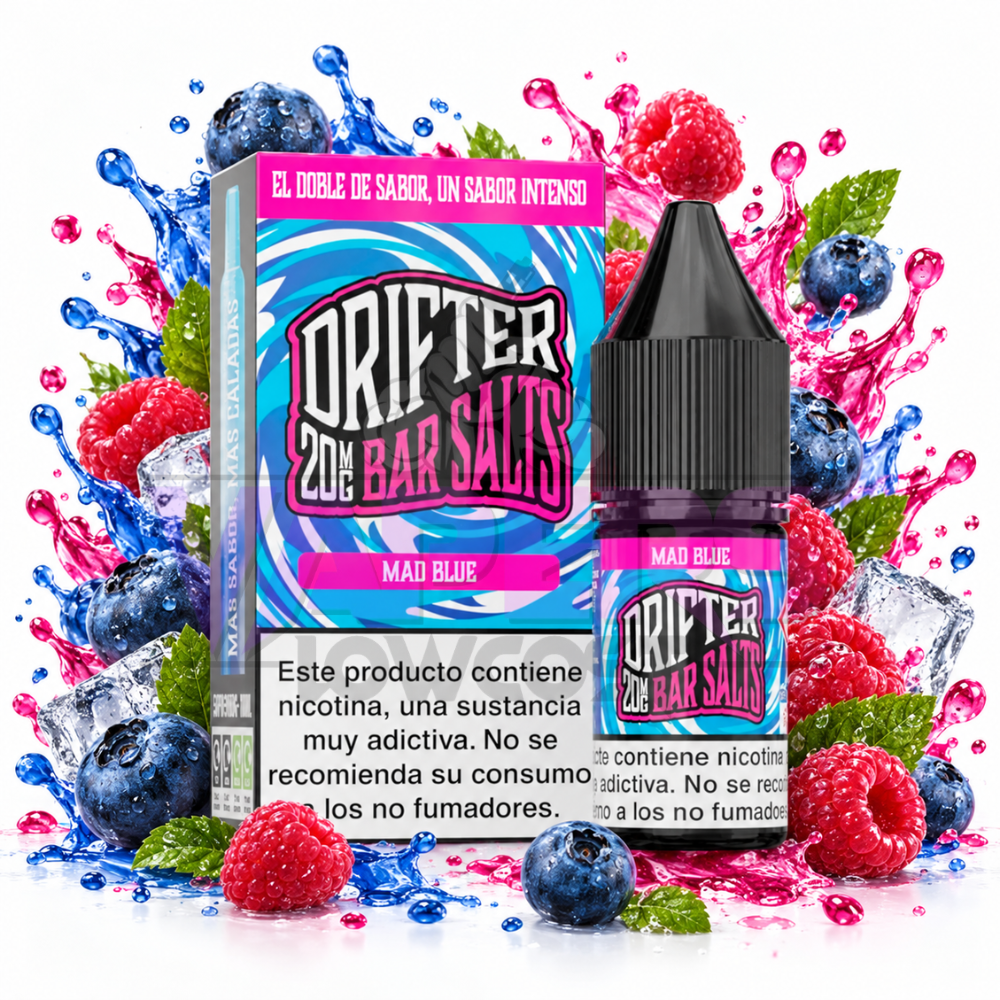 Drifter Bar Salts Mad Blue 10ml Juice Sauz