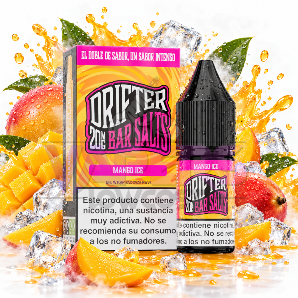 Drifter Bar Salts Mango Ice 10ml Juice Sauz
