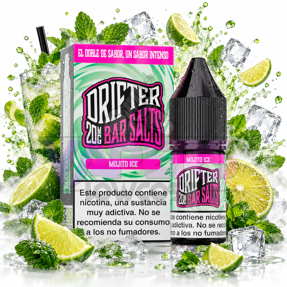 Drifter Bar Salts Mojito Ice 10ml Juice Sauz