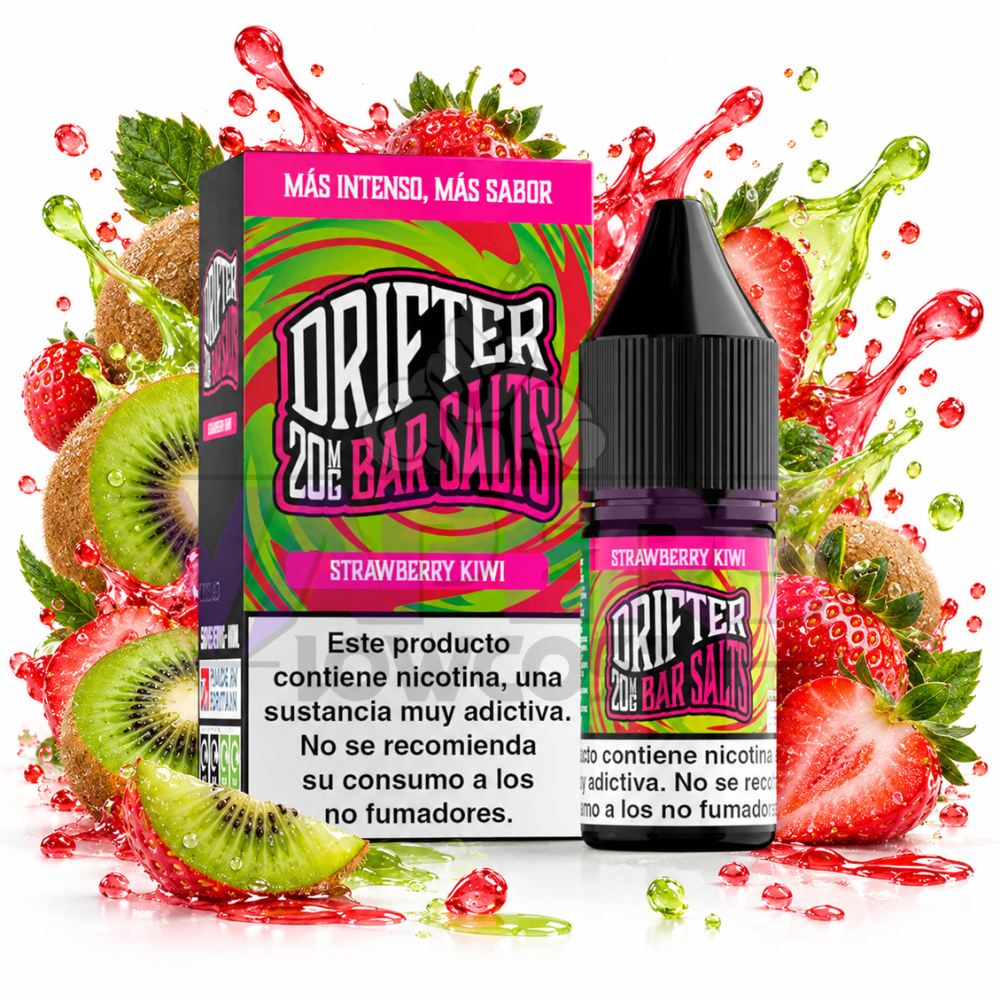Drifter Bar Salts Strawberry Kiwi 10ml Juice Sauz
