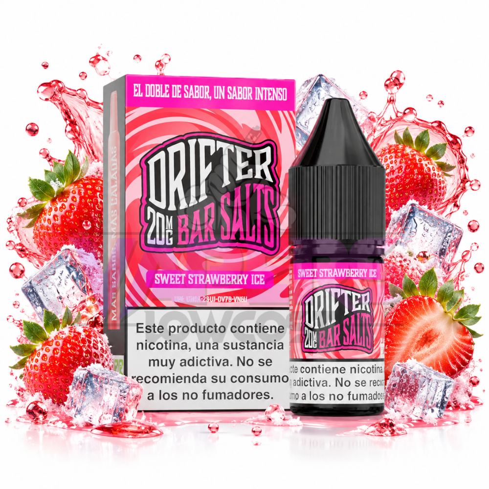 Drifter Bar Salts Sweet Strawberry Ice 10ml Juice Sauz