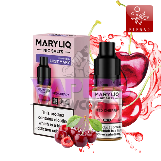 Lost Mary Maryliq Red Cherry 10ml Nic Salt E-Liquid - 20mg