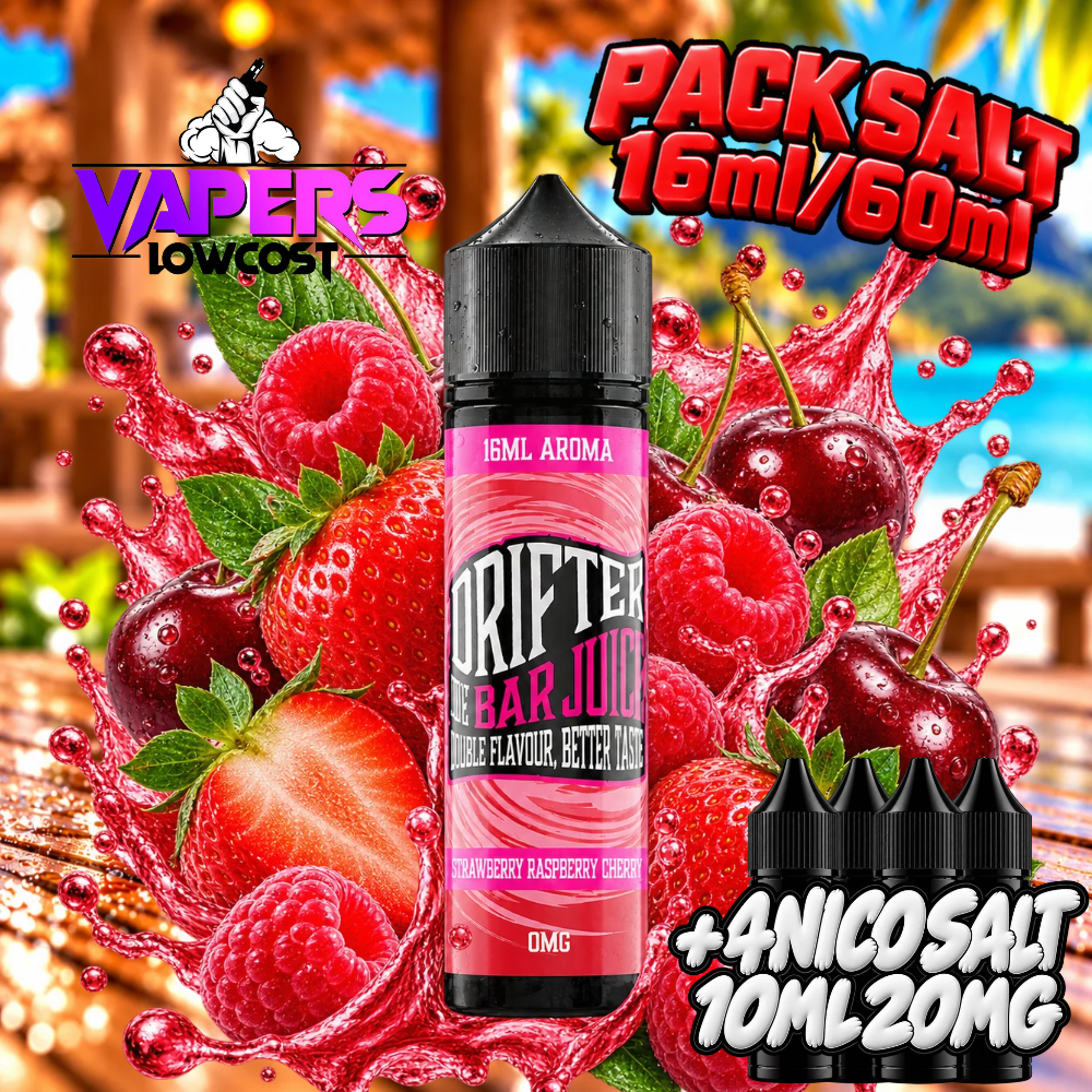 Drifter Bar Strawberry Raspberry Cherry