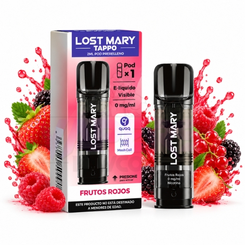 Lost Mary Tappo Zero Frutos Rojos 2ml