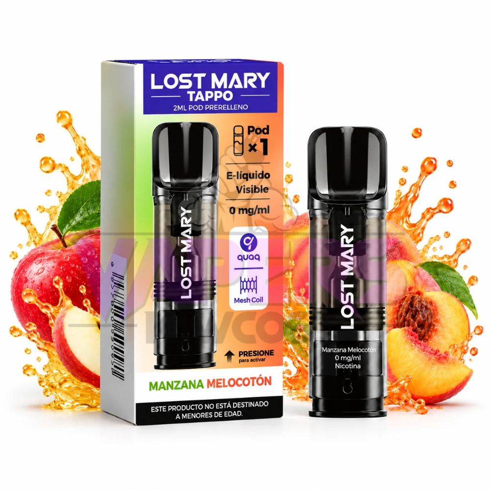 Lost Mary Tappo Zero Manzana Melocotón 2ml
