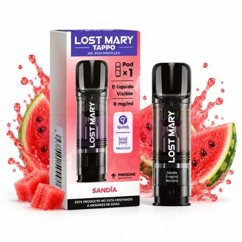 Lost Mary Tappo Zero Sandía 2ml