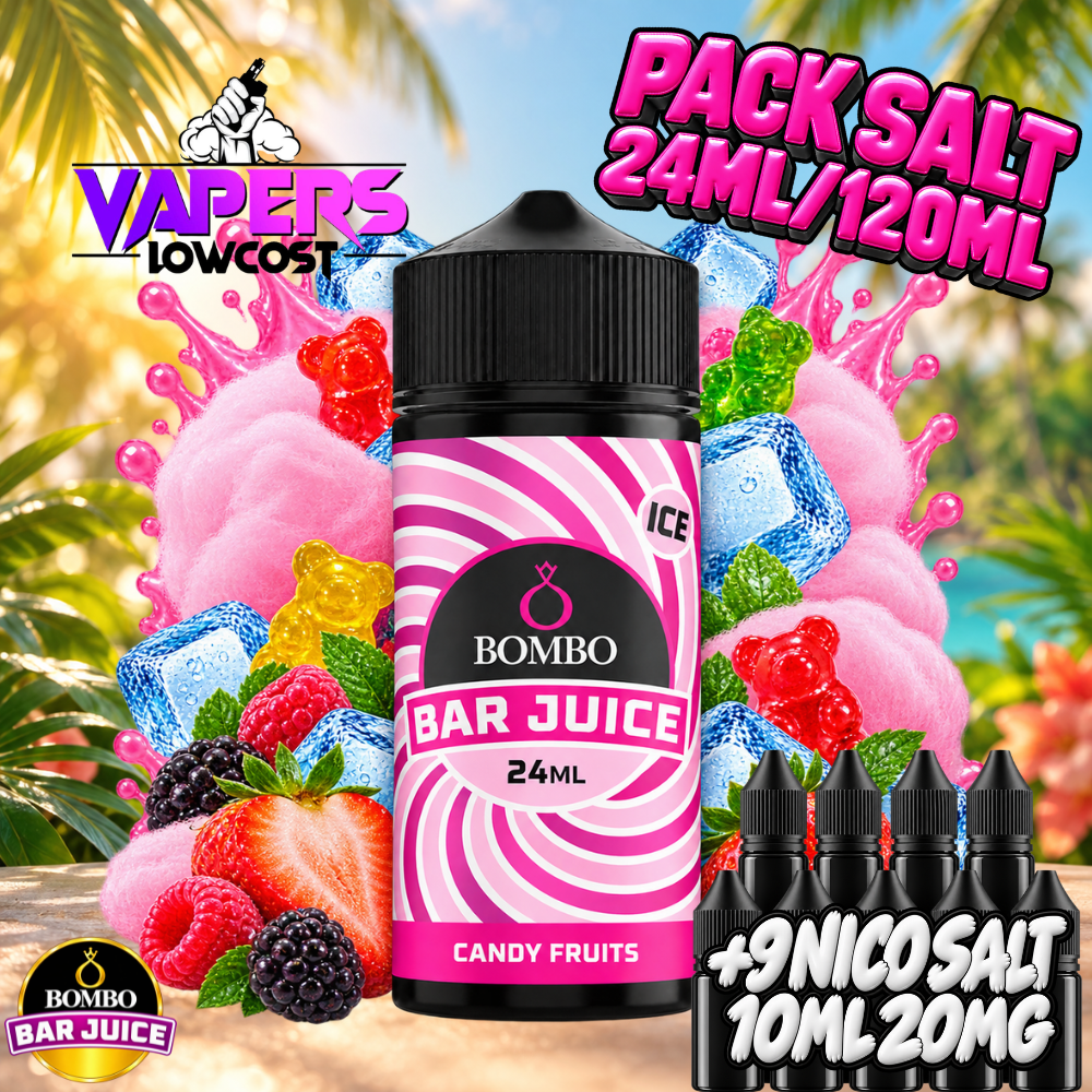 Bombo Bar Juice Candy Fruits Ice