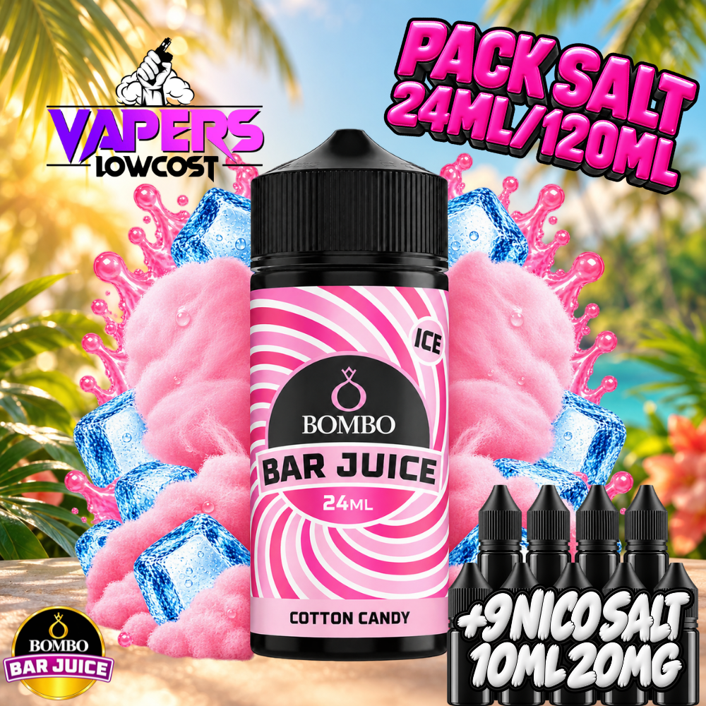 Bombo Bar Juice Cotton Candy Ice