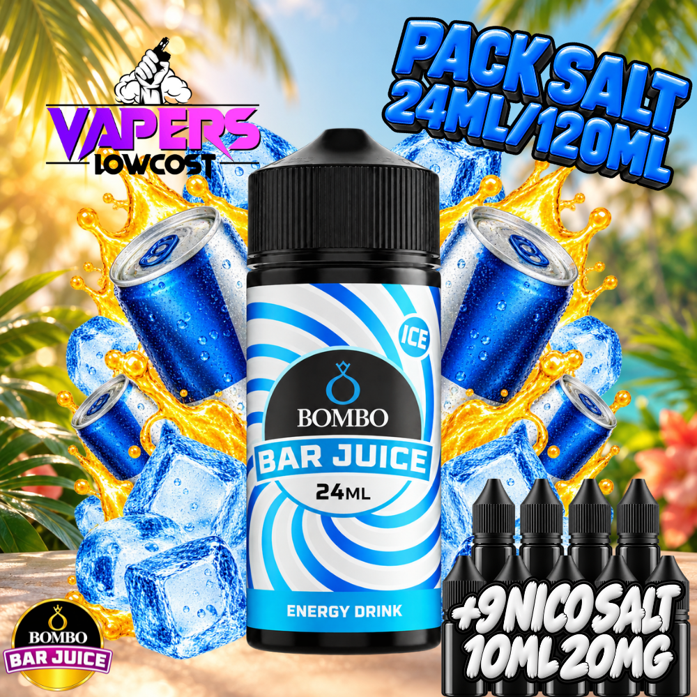 Bombo Bar Juice Energy Drink Ice