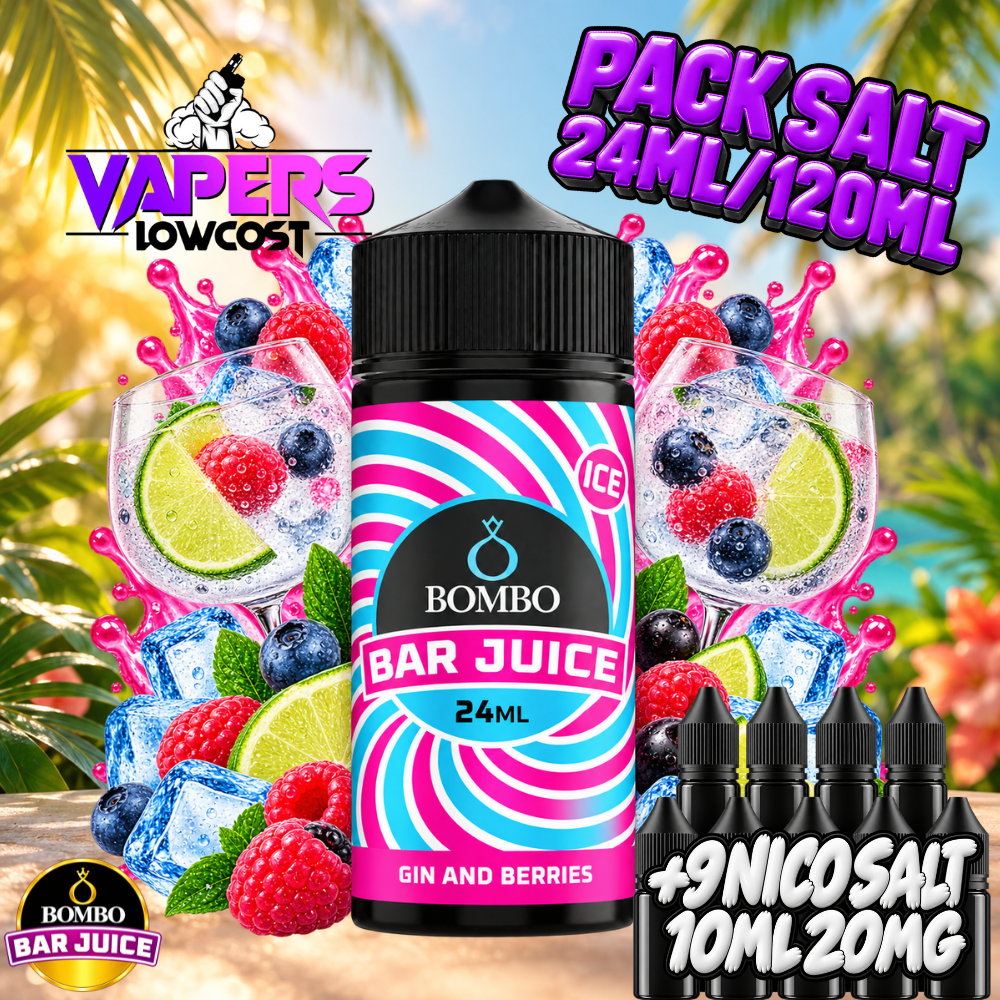 Bombo Bar Juice Gin Berries Ice