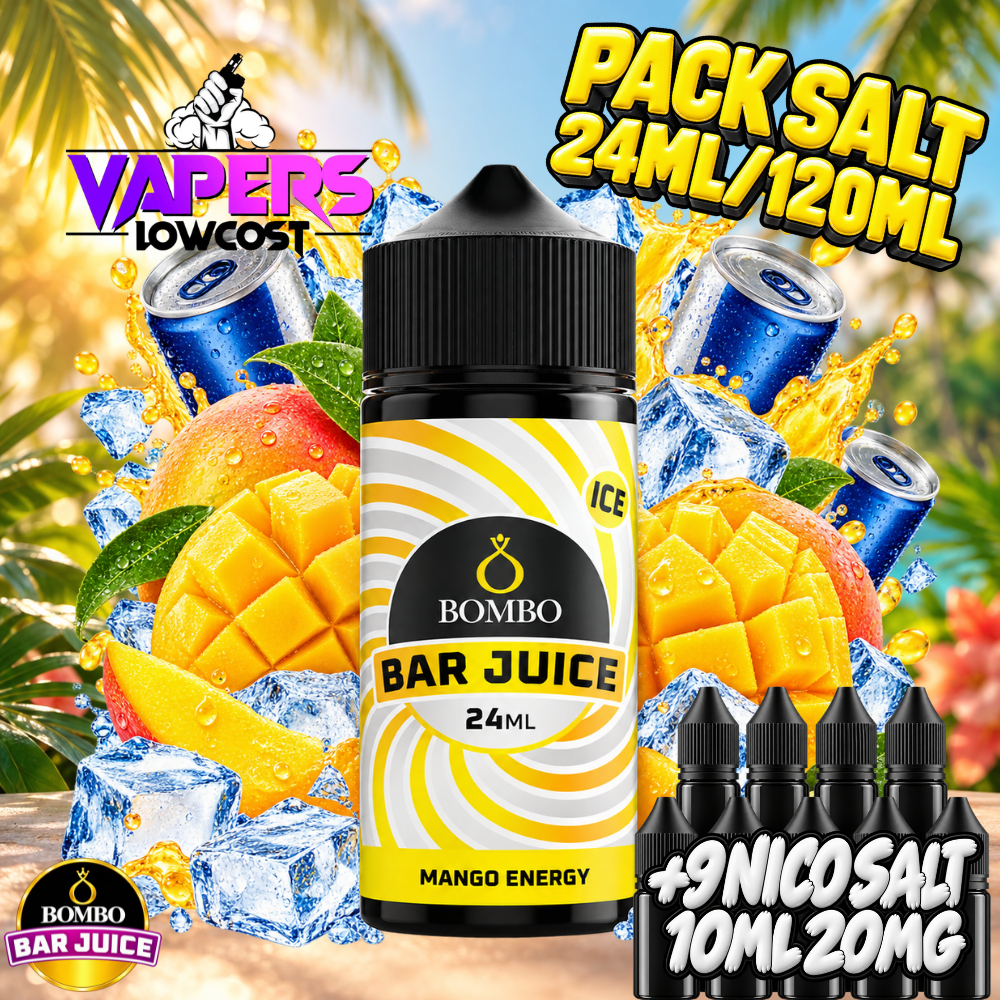 Bombo Bar Juice Mango Energy Ice