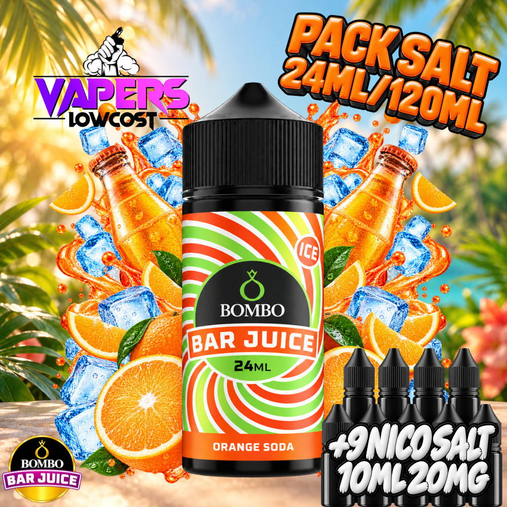 Bombo Bar Juice Orange Soda Ice