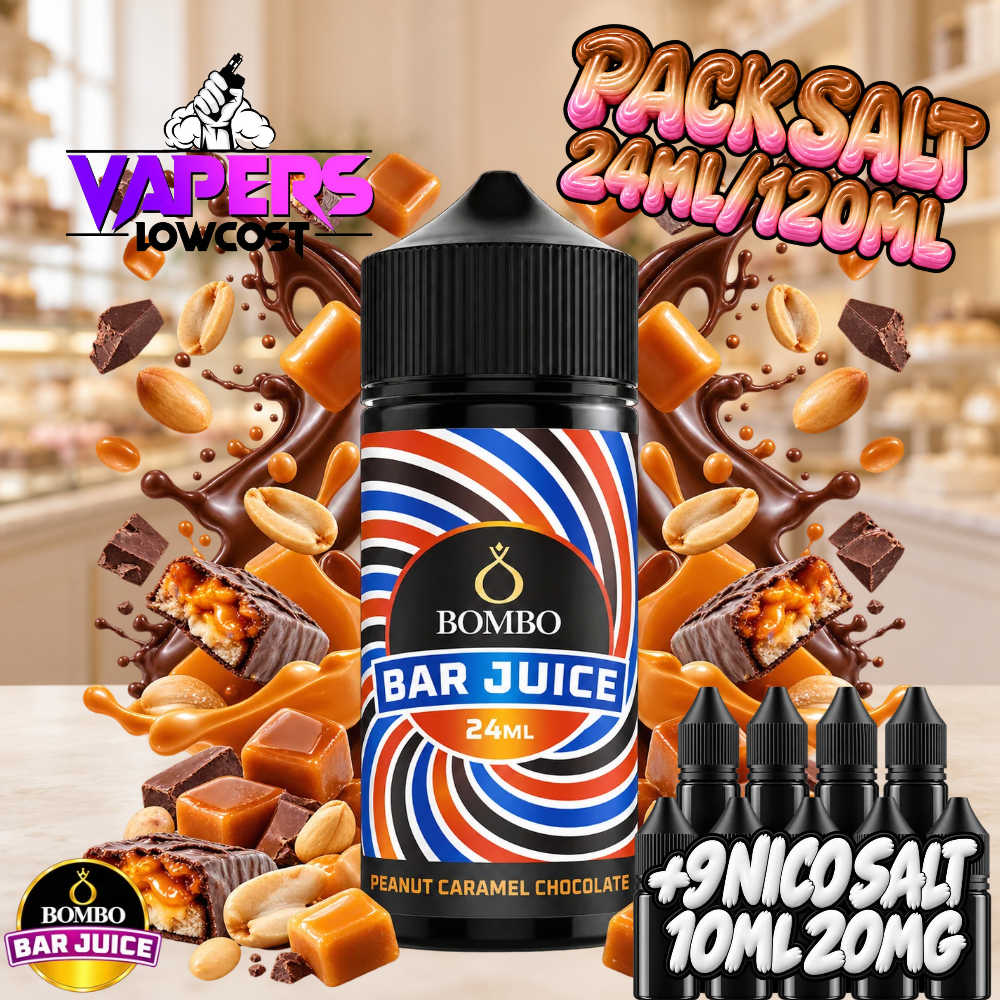 Bombo Bar Juice Peanut Chocolate Caramel