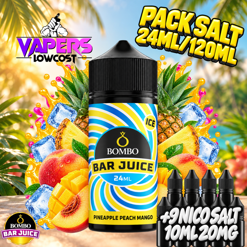 Bombo Bar Juice Pineapple Peach Mango