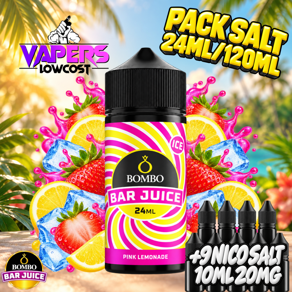 Bombo Bar Juice Pink Lemonade Ice