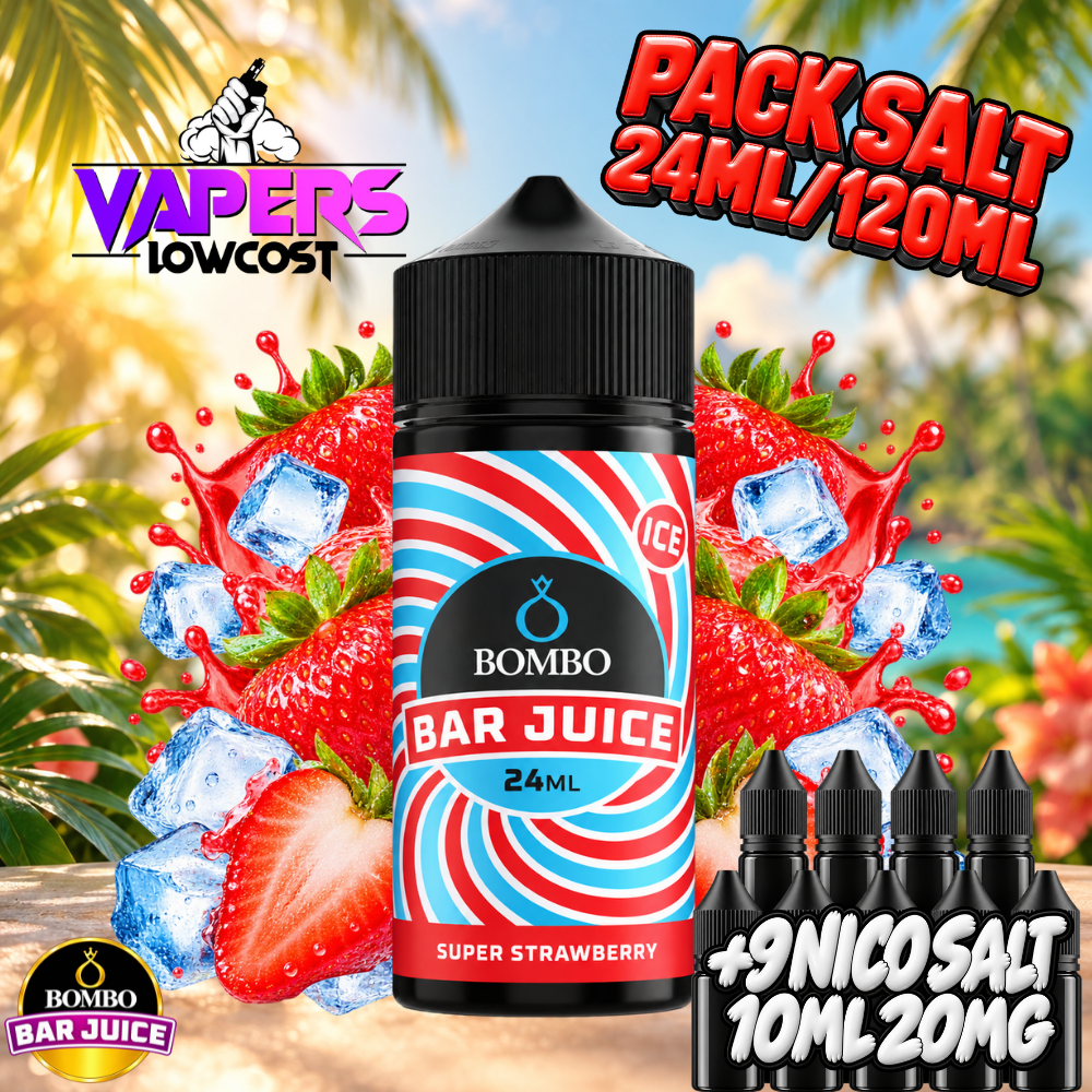 Bombo Bar Juice Super Strawberry Ice
