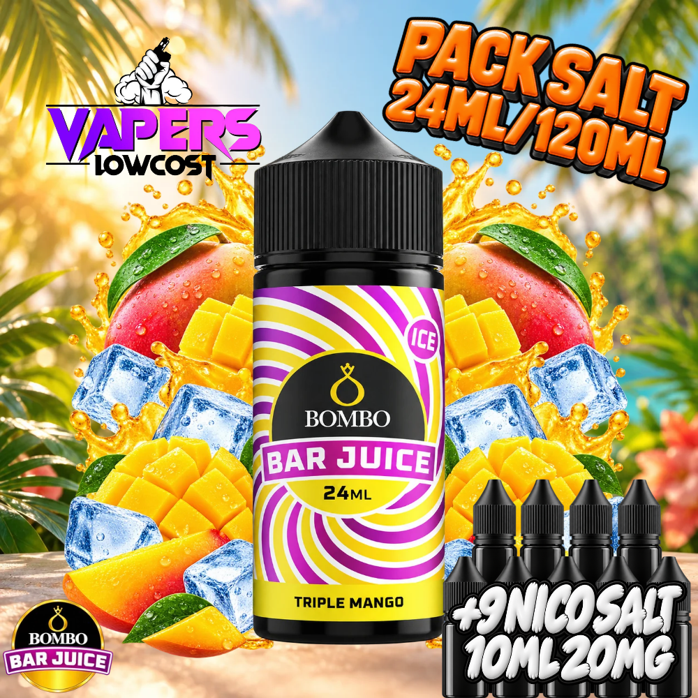 Bombo Bar Juice Triple Mango Ice