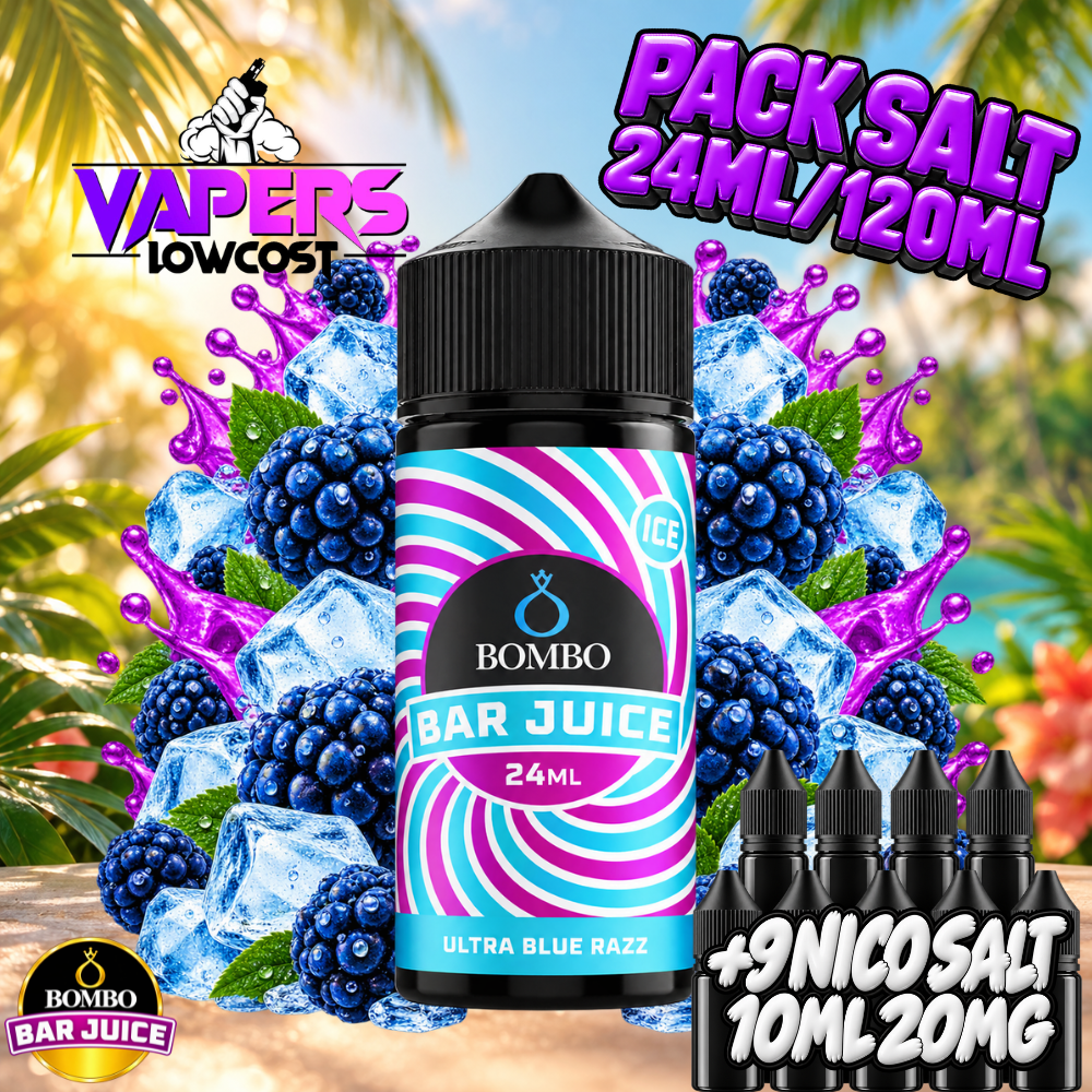 Bombo Bar Juice Ultra Blue Razz Ice