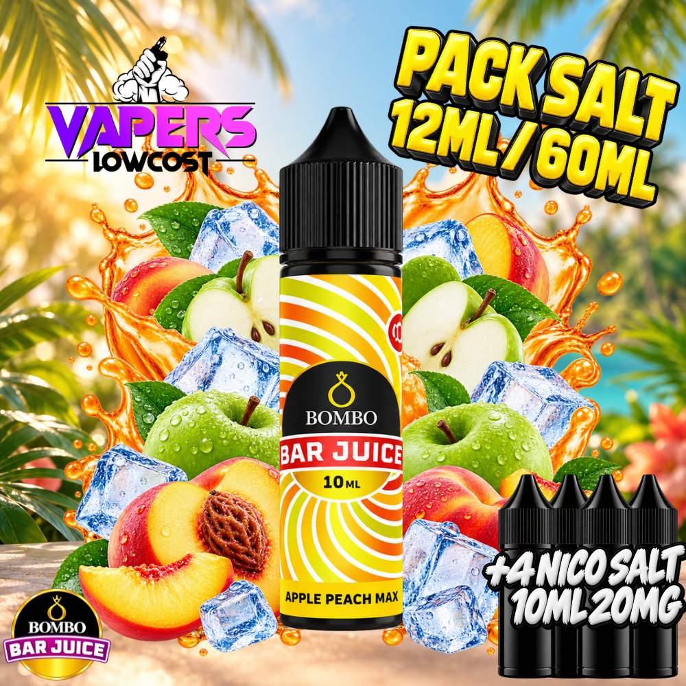 Bombo Bar Juice Apple Peach Max