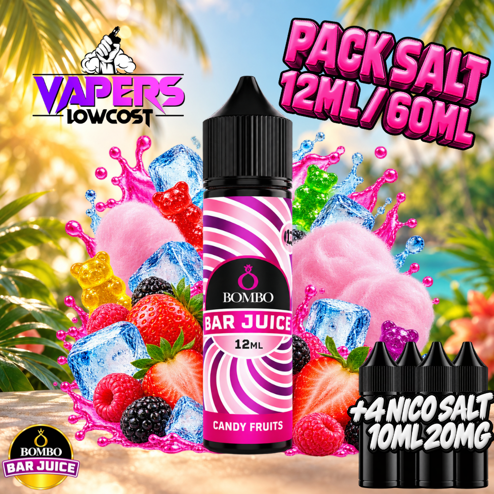 Bombo Bar Juice Candy Fruits Ice
