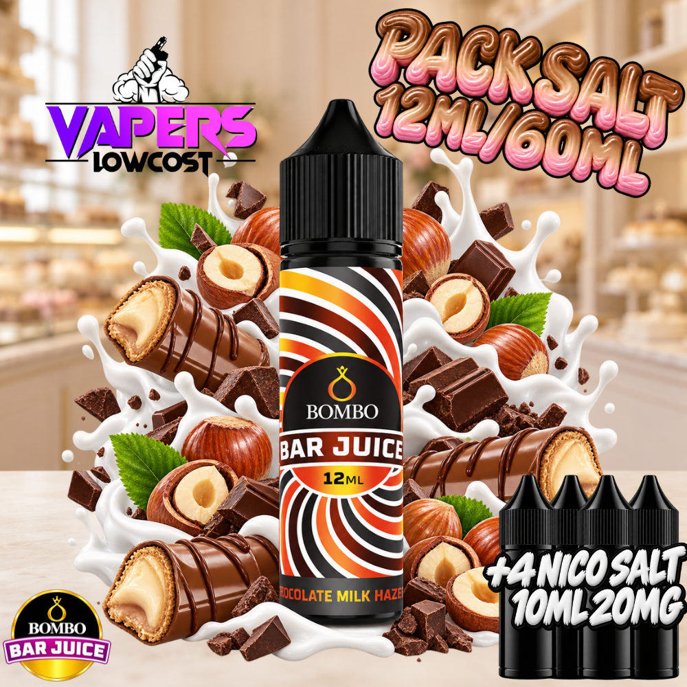 Bombo Bar Juice Chocolate Milk Hazelnut