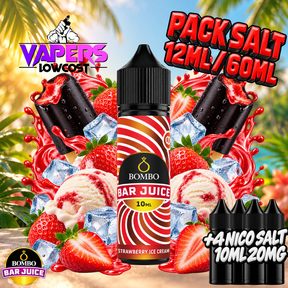 Bombo Bar Juice Cola Strawberry Ice Cream