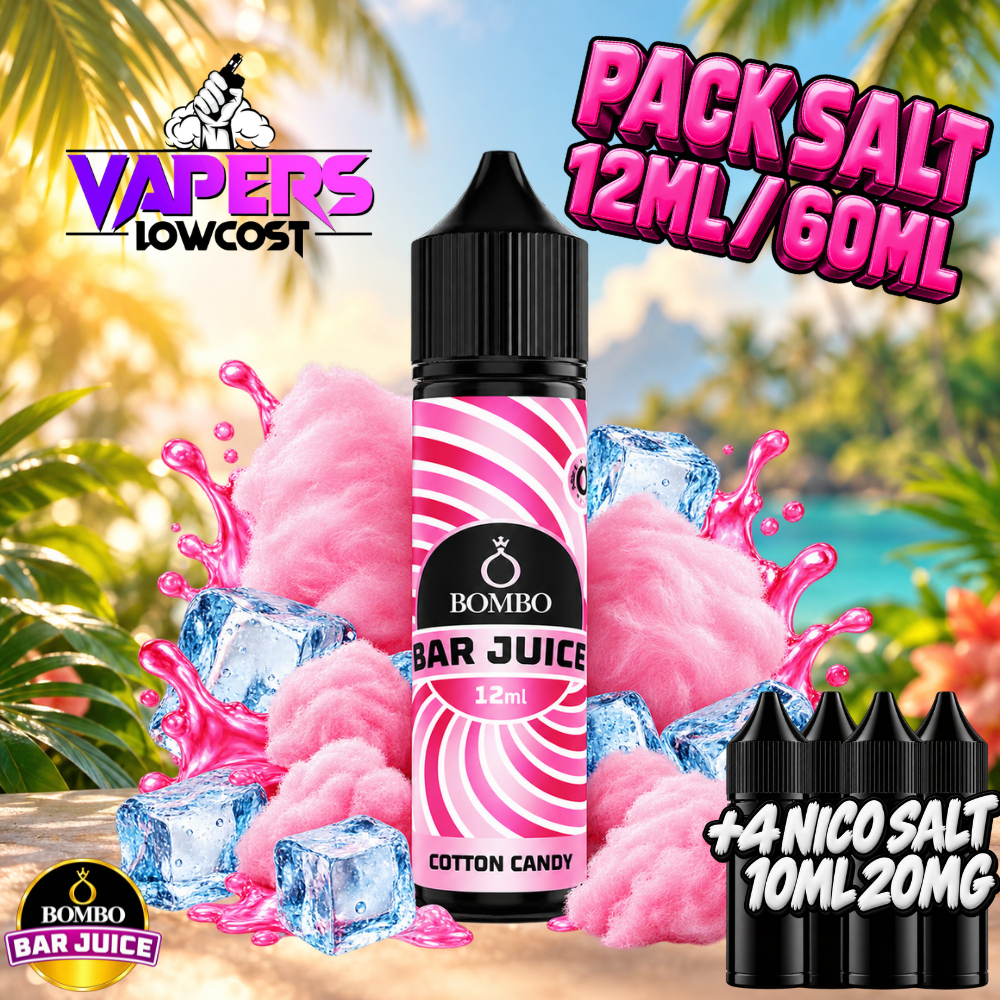 Bombo Bar Juice Cotton Candy Ice