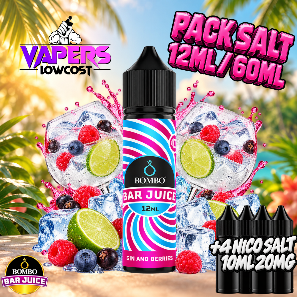 Bombo Bar Juice Gin Berries Ice